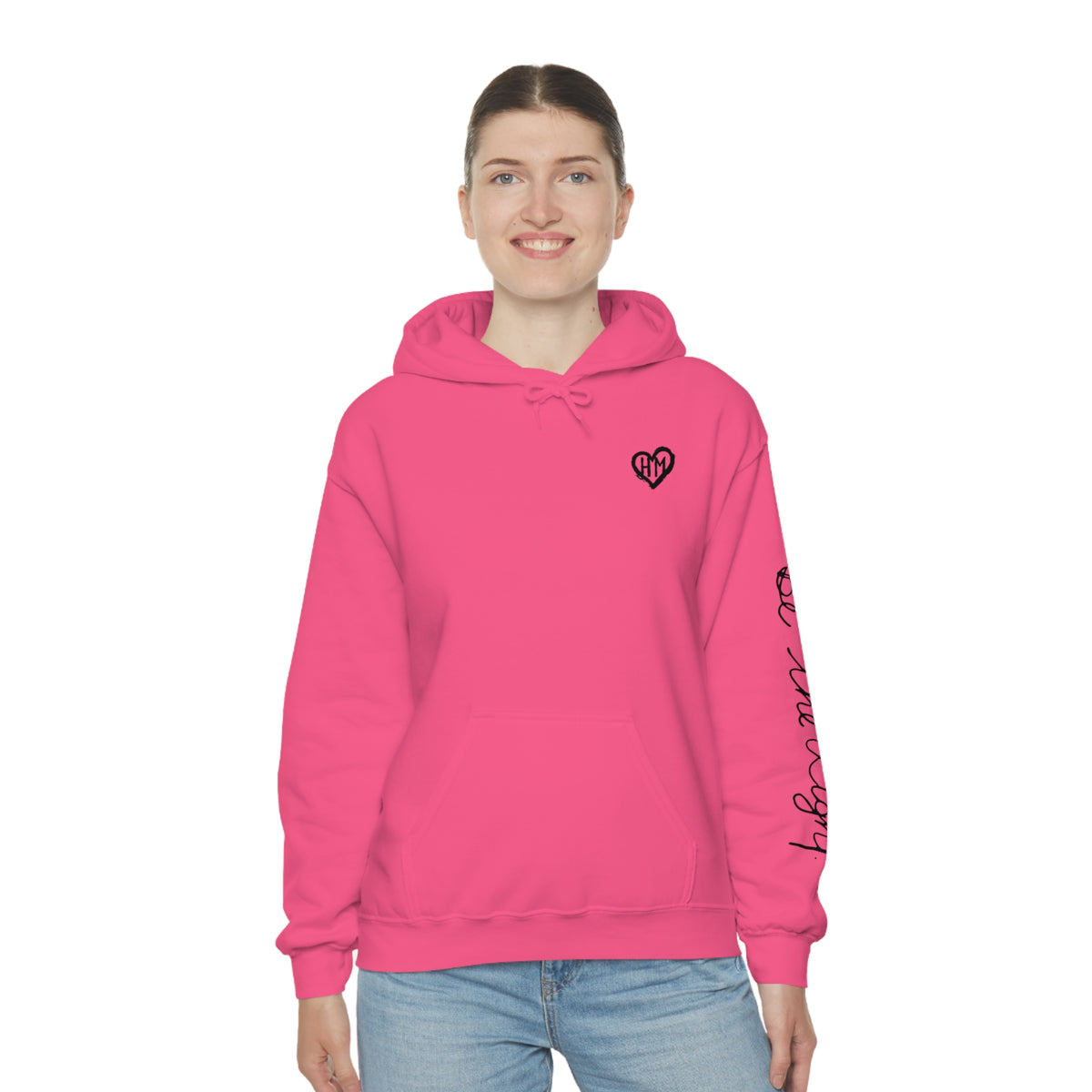 Rereleased: The Heather Collection: Be the Light Unisex Hooded Sweatshirt