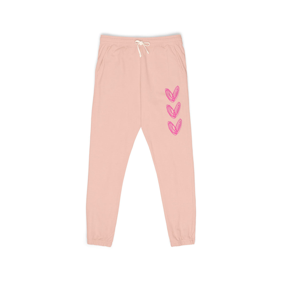 3 Heart Unisex Garment-Dyed Fleece Sweatpants