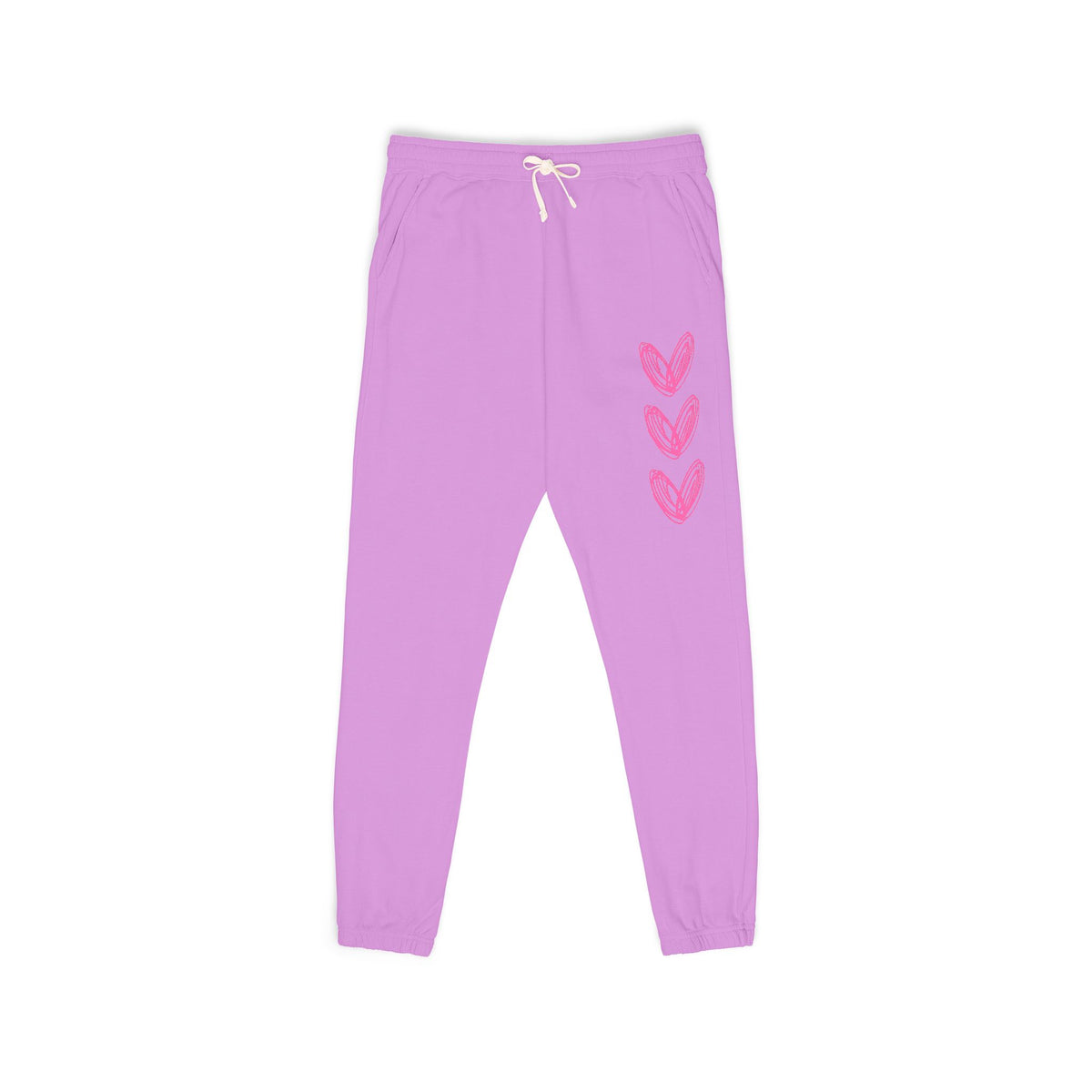 3 Heart Unisex Garment-Dyed Fleece Sweatpants