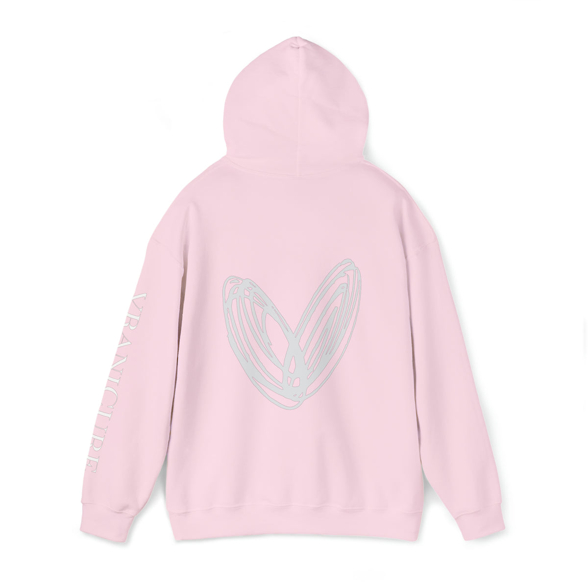 vraniCURE Unisex Text Sleeve Hooded Sweatshirt