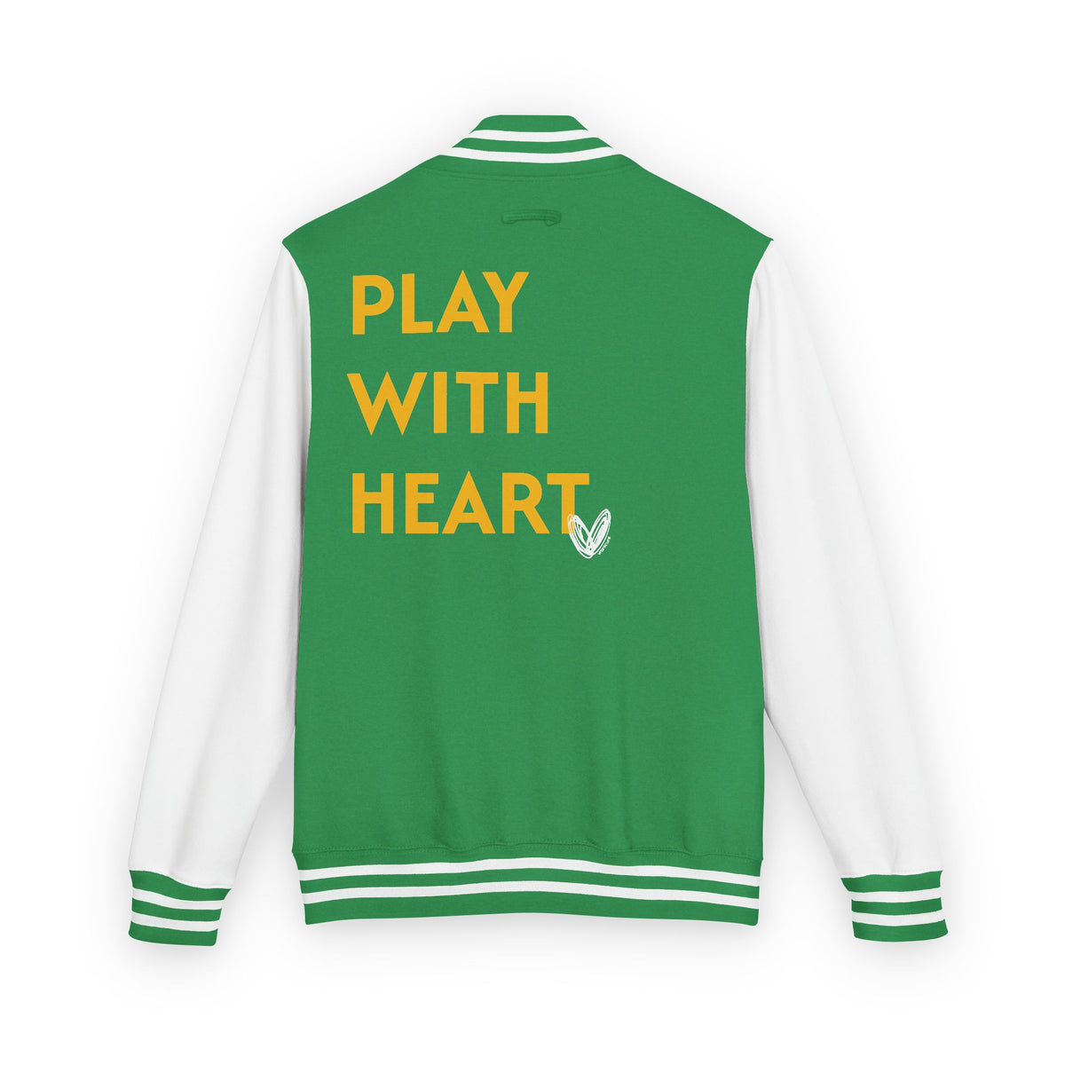 Play With  Heart Letterman Jacket