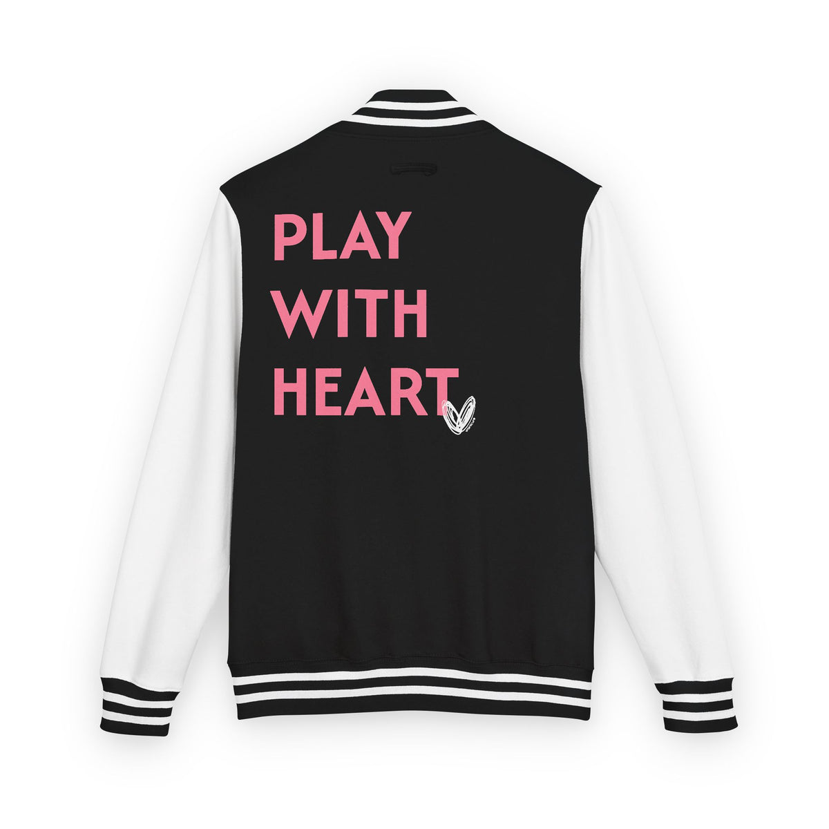 Play With  Heart Letterman Jacket