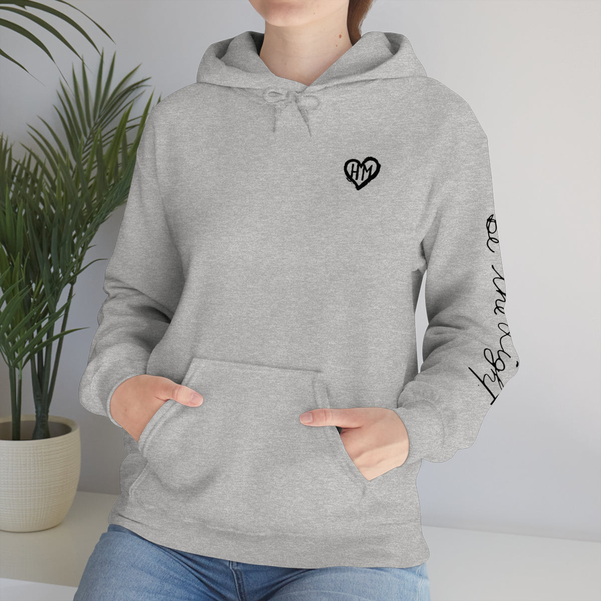 Rereleased: The Heather Collection: Be the Light Unisex Hooded Sweatshirt