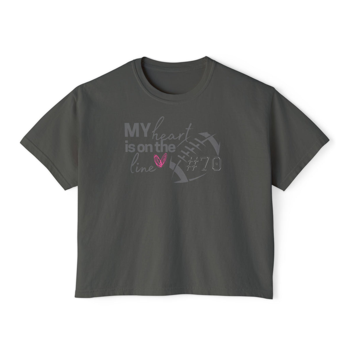Heart on the Line Boxy Tee