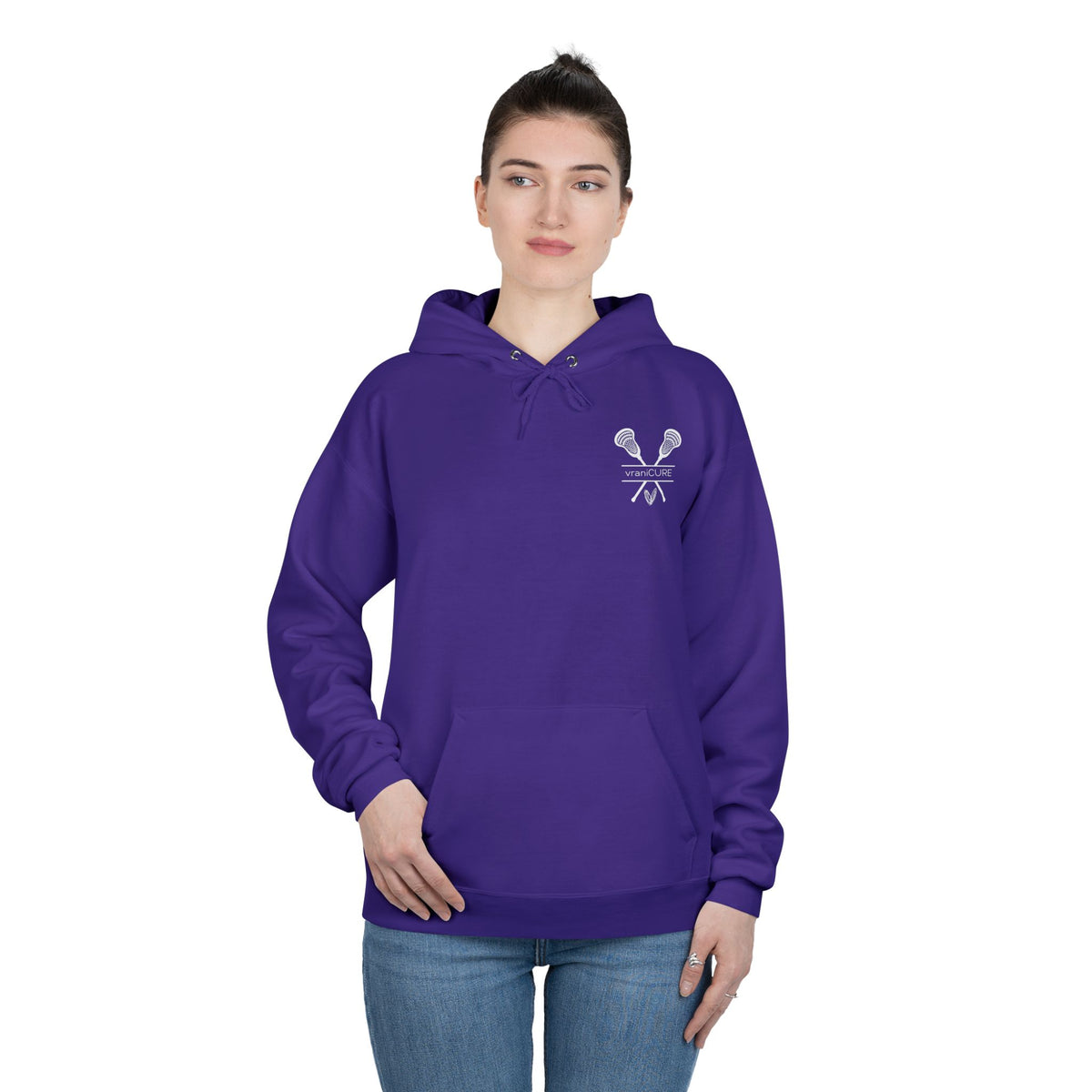 vraniCURE Lacrosse Unisex EcoSmart® Pullover Hoodie Sweatshirt
