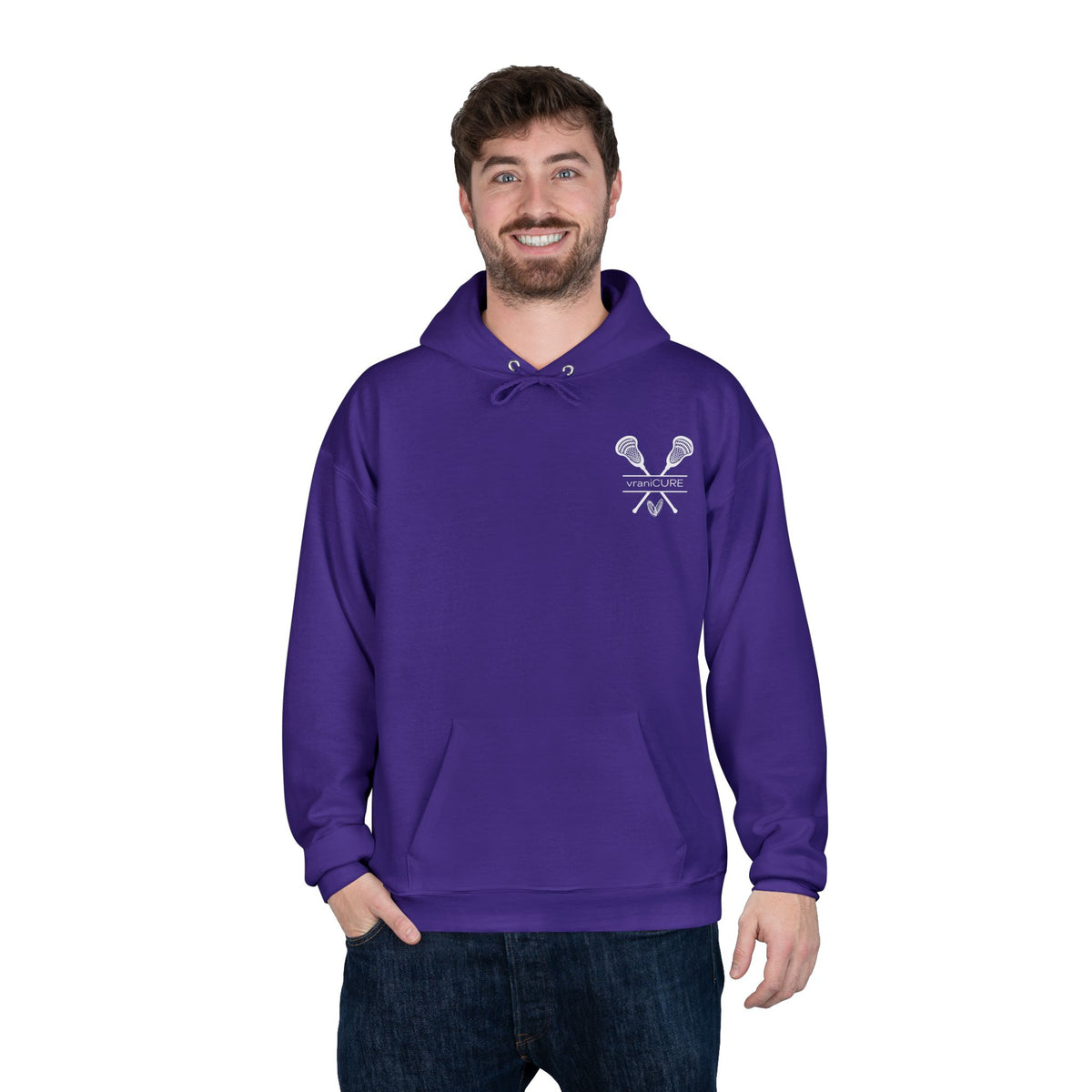 vraniCURE Lacrosse Unisex EcoSmart® Pullover Hoodie Sweatshirt