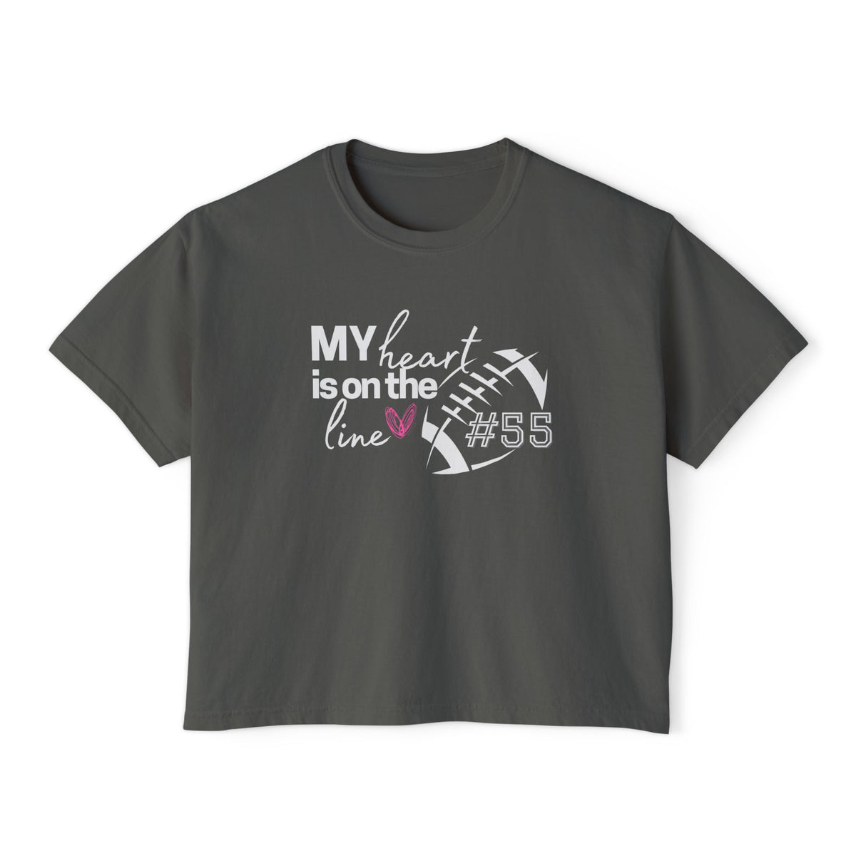 Heart on the Line Boxy Tee