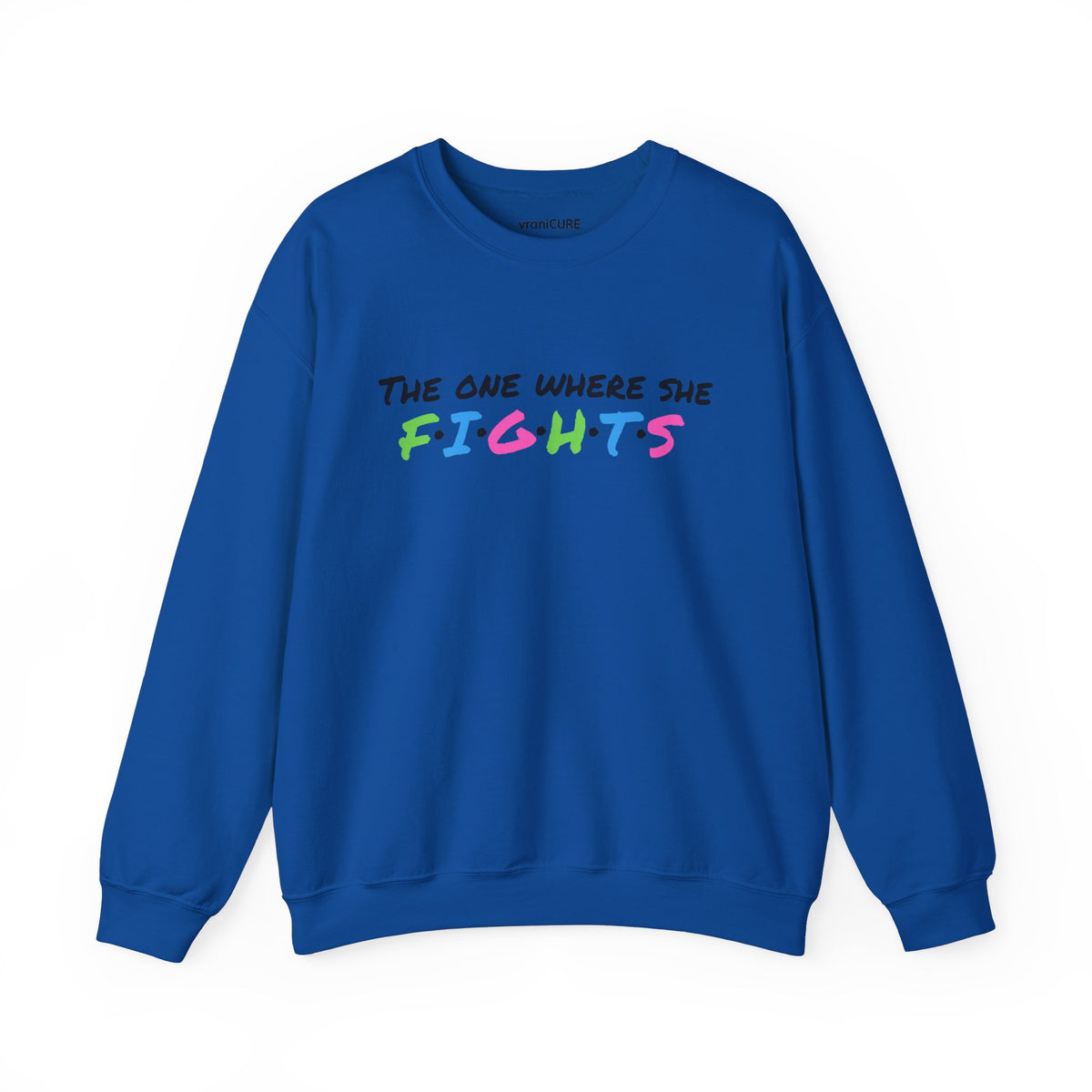 Amy Porter line- The One Where She Fights Unisex Heavy Blend™ Crewneck Sweatshirt