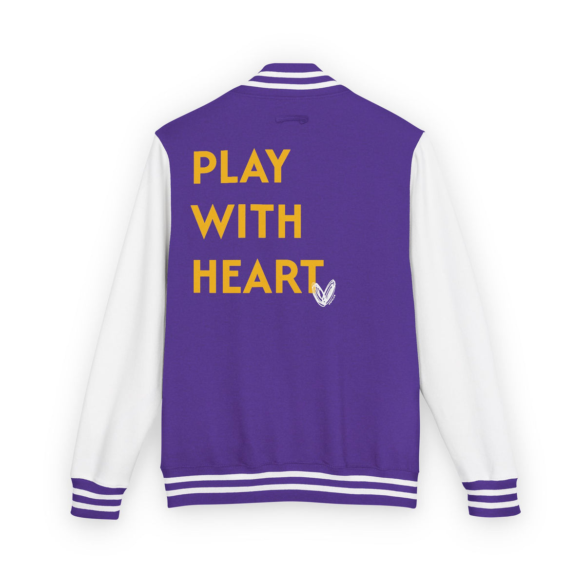 Play With  Heart Letterman Jacket