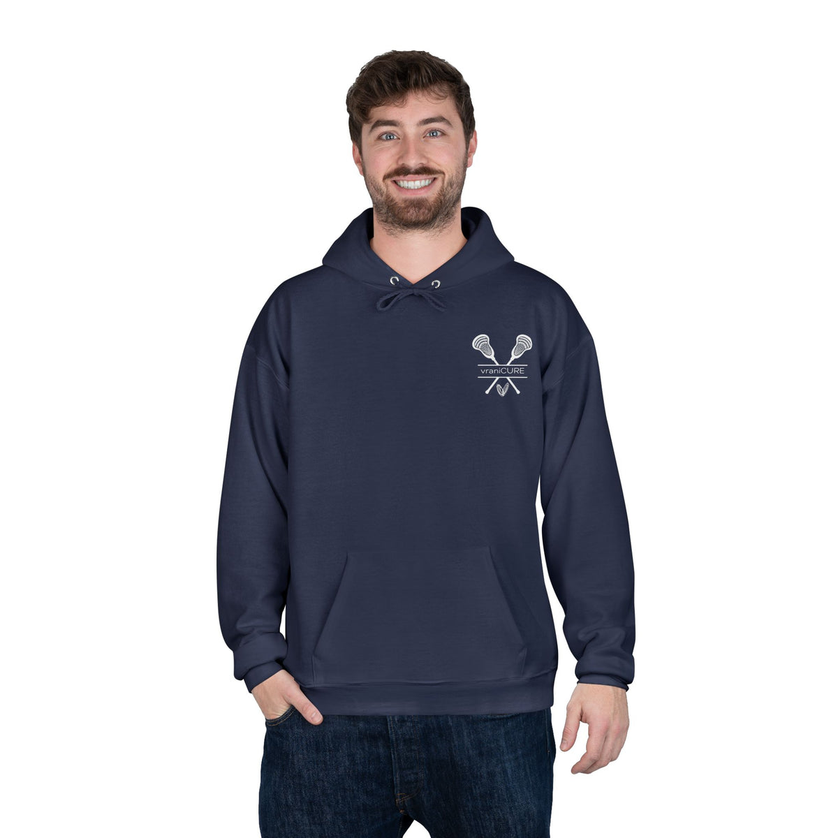 vraniCURE Lacrosse Unisex EcoSmart® Pullover Hoodie Sweatshirt