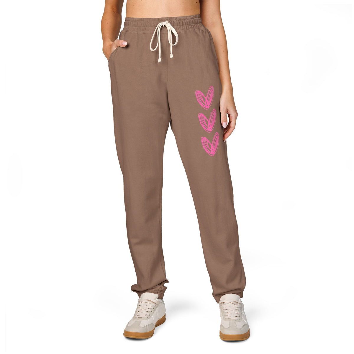 3 Heart Unisex Garment-Dyed Fleece Sweatpants