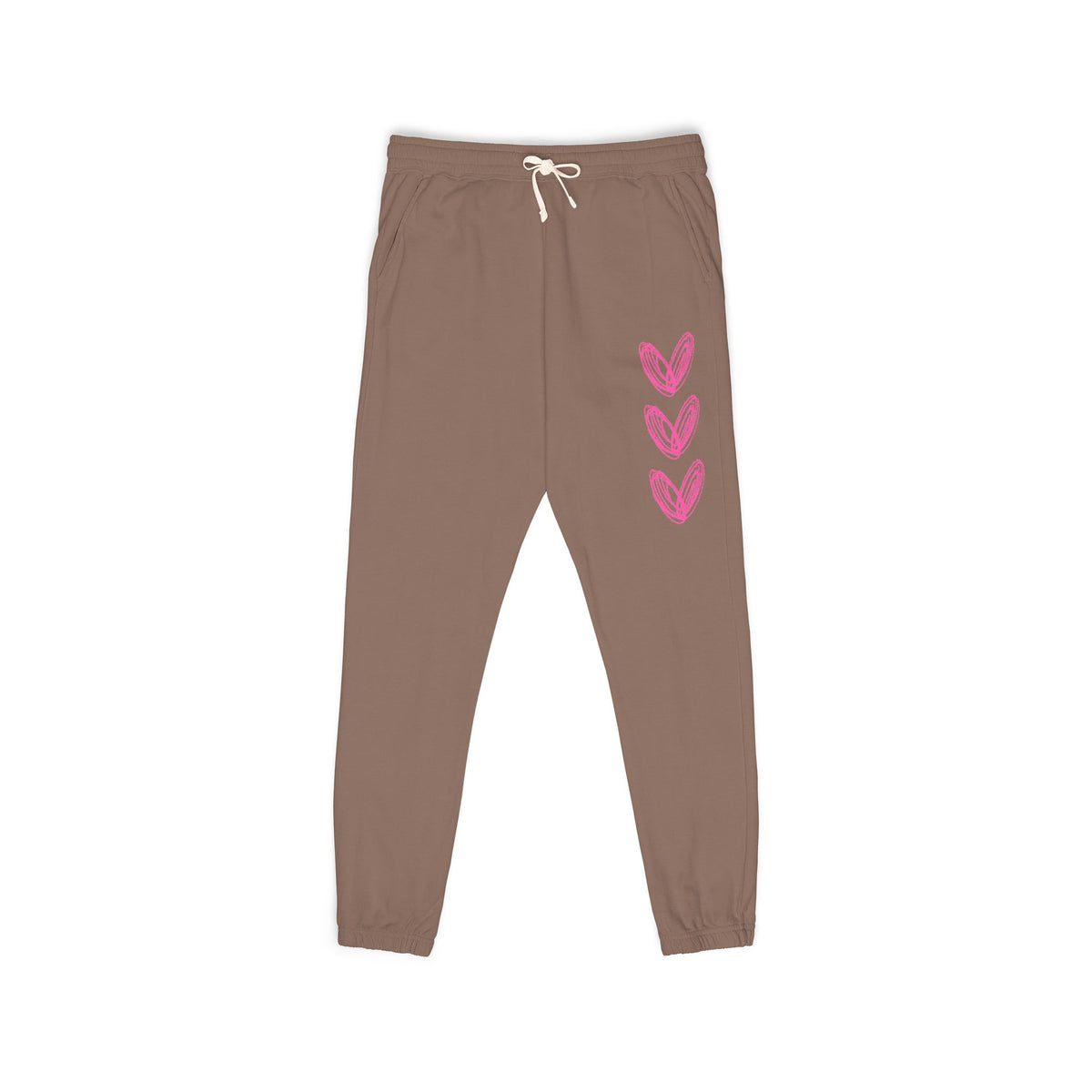 3 Heart Unisex Garment-Dyed Fleece Sweatpants