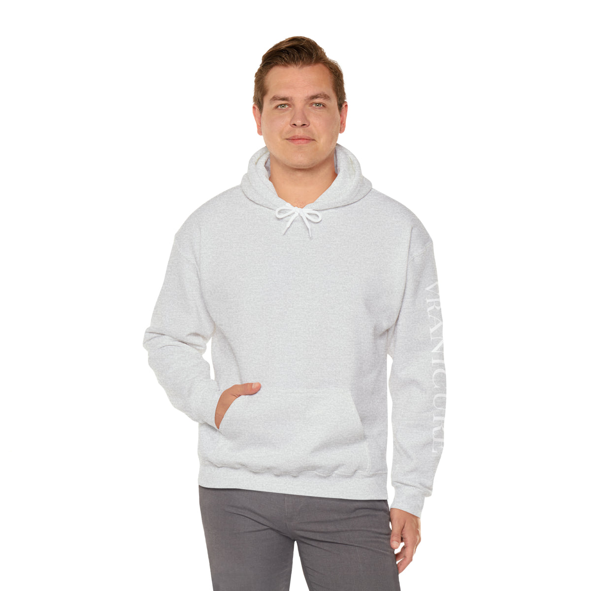 vraniCURE Unisex Text Sleeve Hooded Sweatshirt