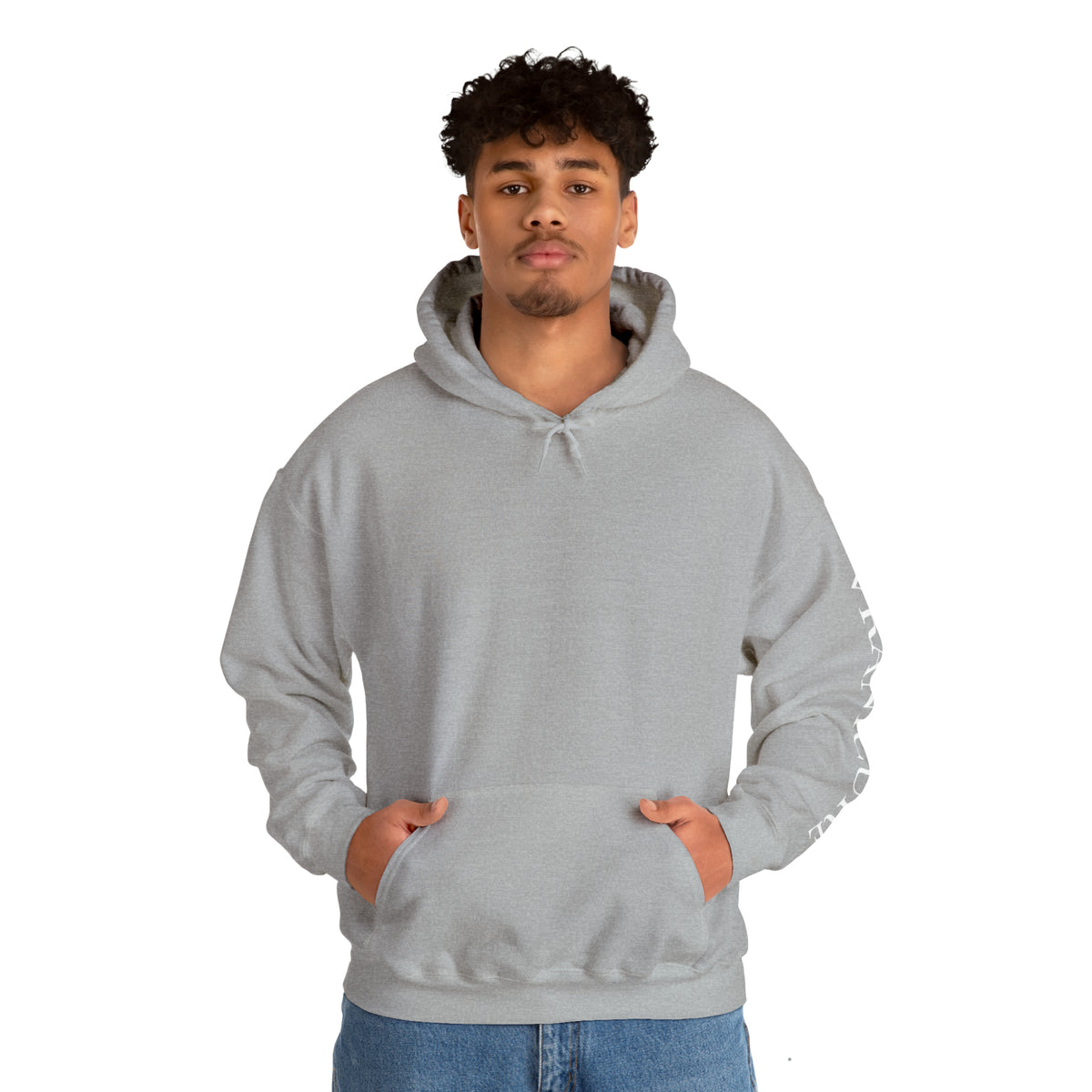 vraniCURE Unisex Text Sleeve Hooded Sweatshirt