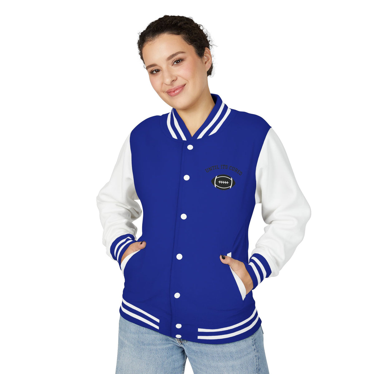Play With  Heart Letterman Jacket