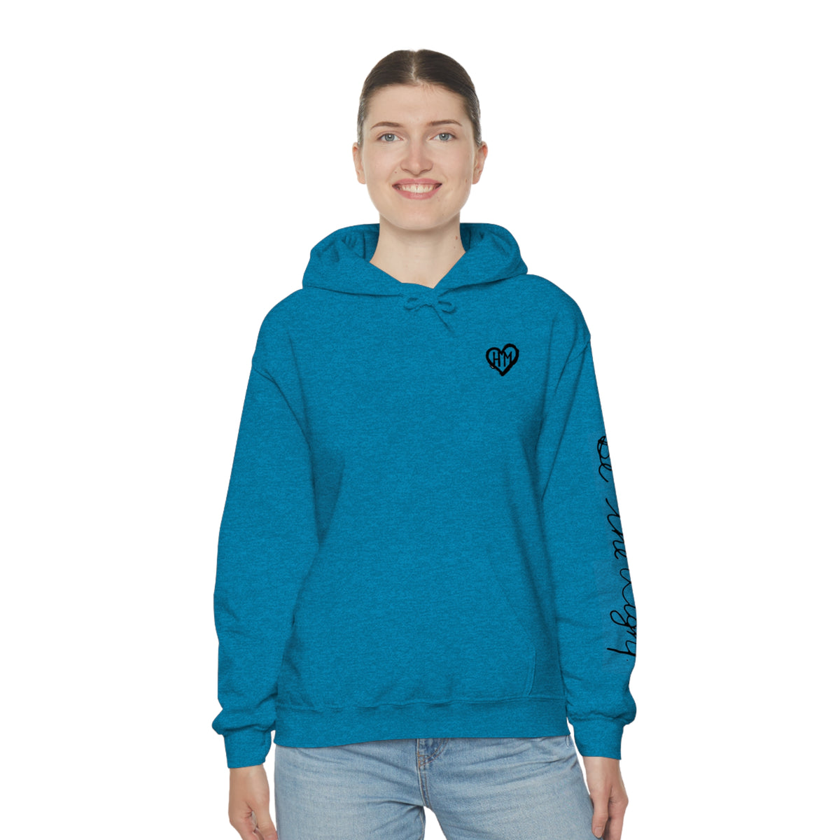 Rereleased: The Heather Collection: Be the Light Unisex Hooded Sweatshirt
