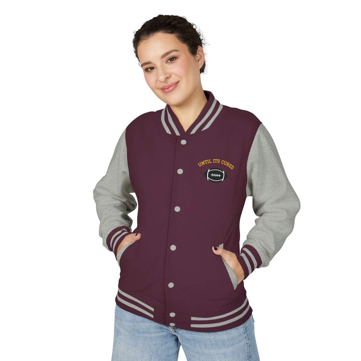 Play With  Heart Letterman Jacket
