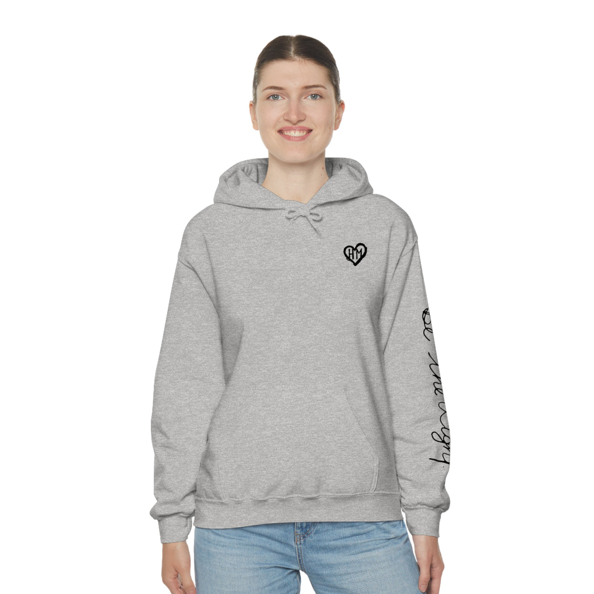 Rereleased: The Heather Collection: Be the Light Unisex Hooded Sweatshirt