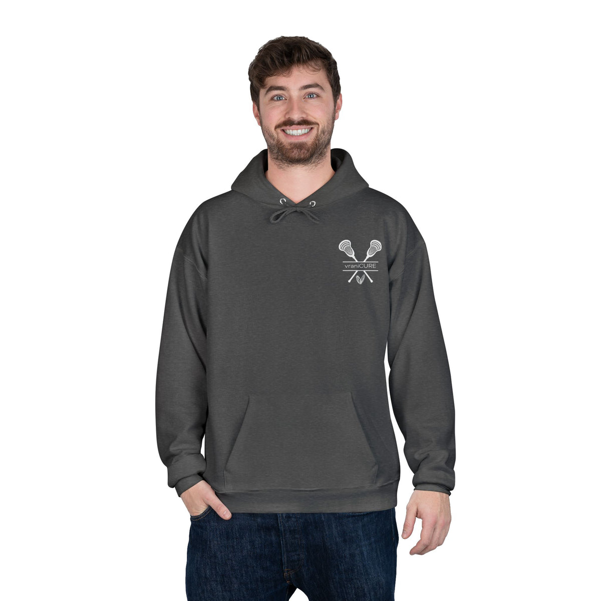 vraniCURE Lacrosse Unisex EcoSmart® Pullover Hoodie Sweatshirt