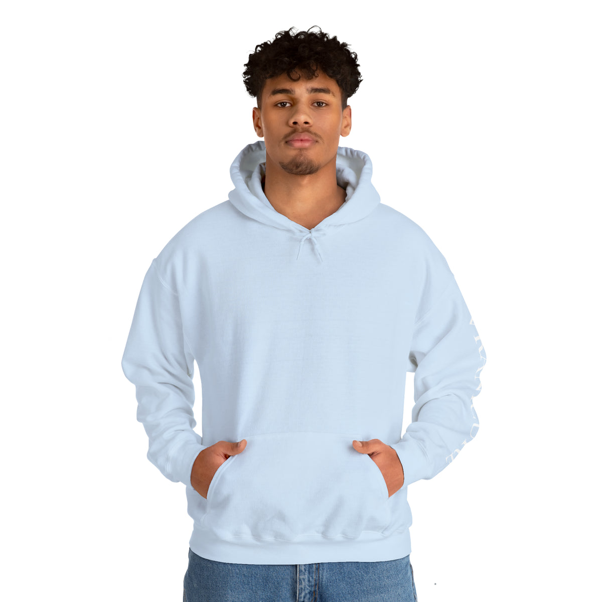 vraniCURE Unisex Text Sleeve Hooded Sweatshirt