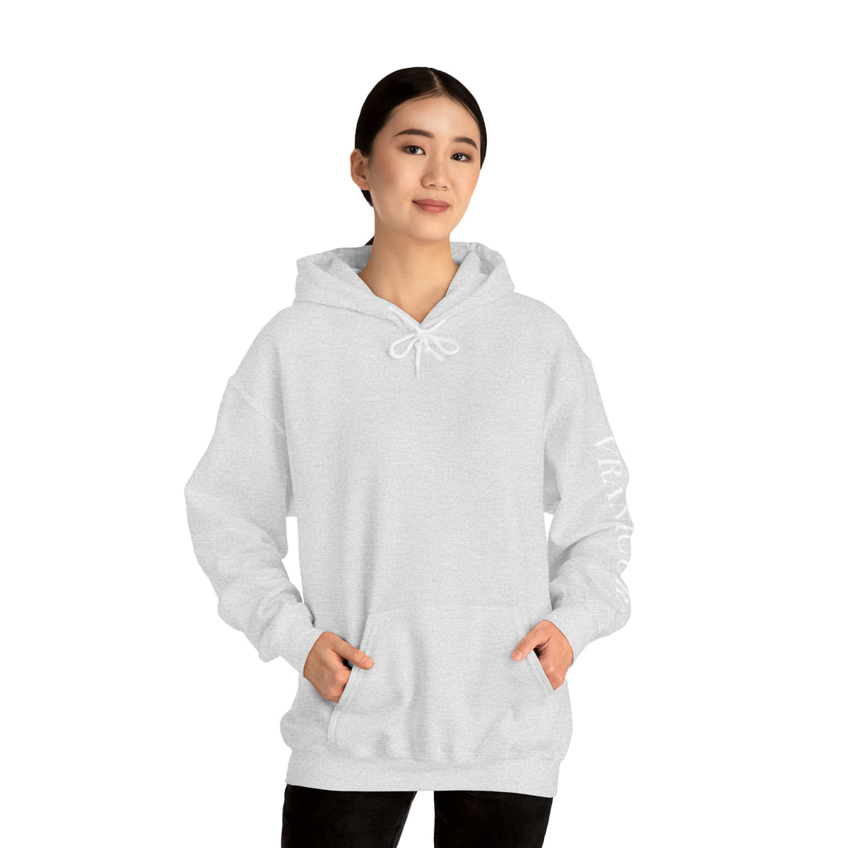 vraniCURE Unisex Text Sleeve Hooded Sweatshirt