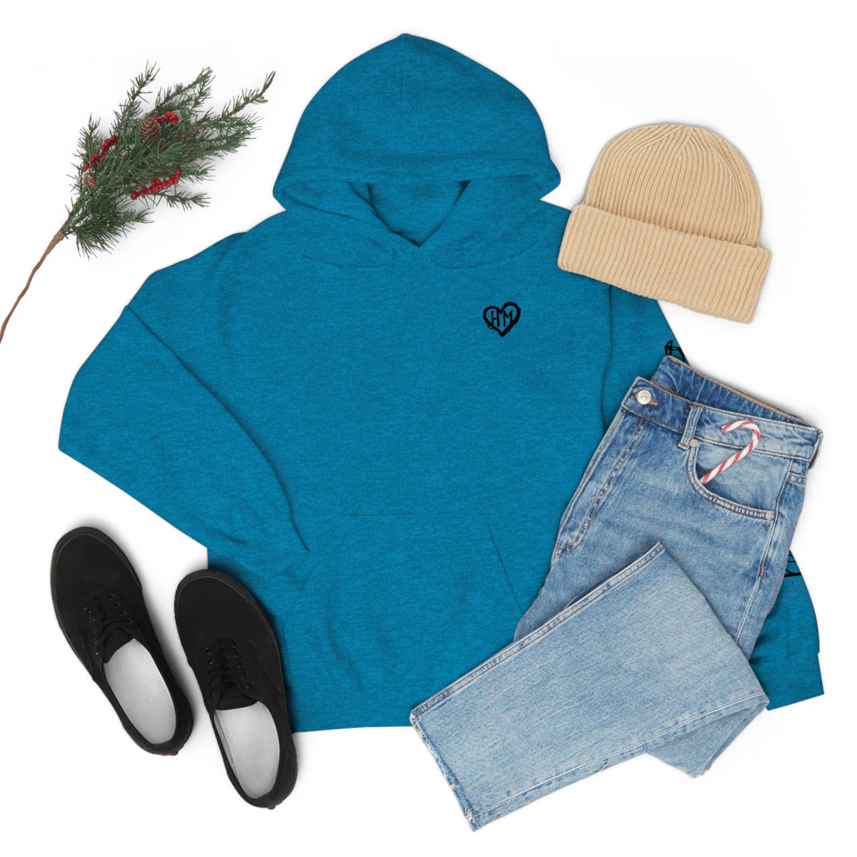 Rereleased: The Heather Collection: Be the Light Unisex Hooded Sweatshirt