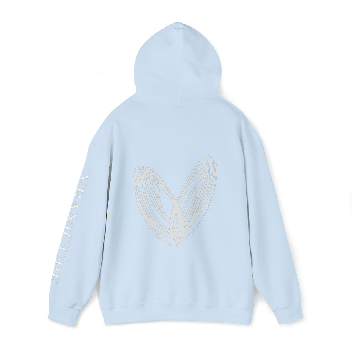 vraniCURE Unisex Text Sleeve Hooded Sweatshirt