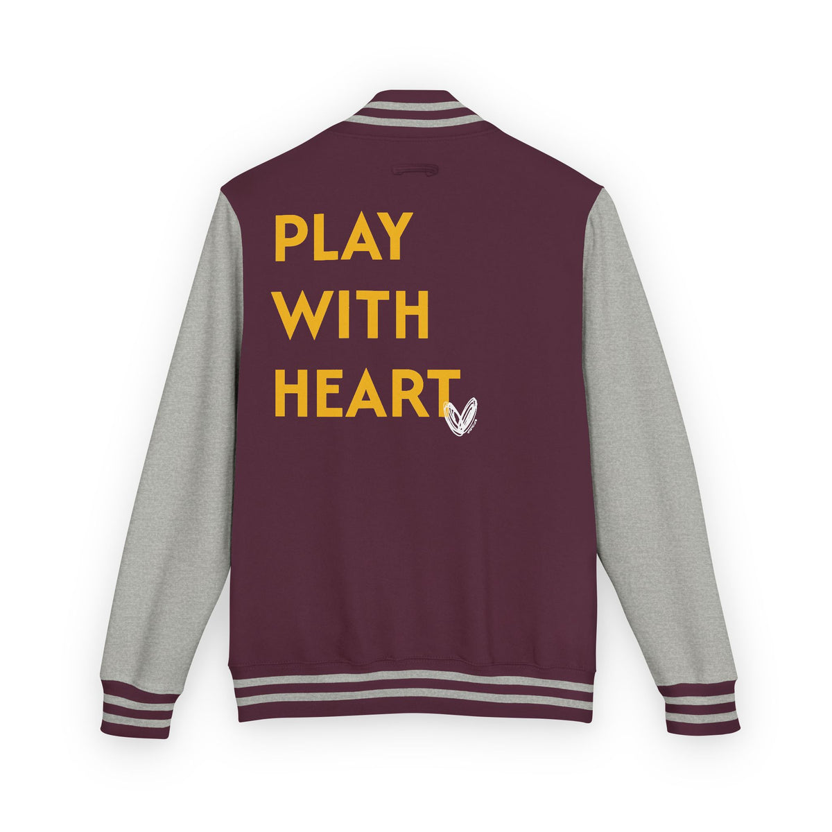 Play With  Heart Letterman Jacket