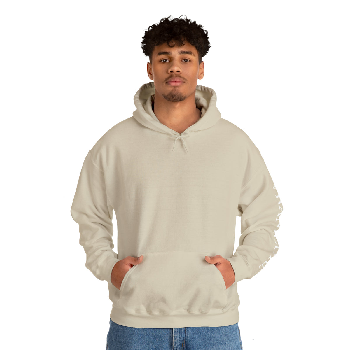 vraniCURE Unisex Text Sleeve Hooded Sweatshirt