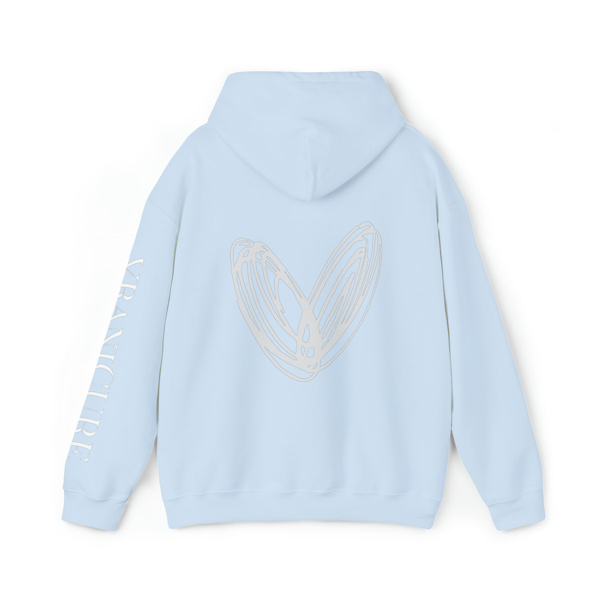 vraniCURE Unisex Text Sleeve Hooded Sweatshirt