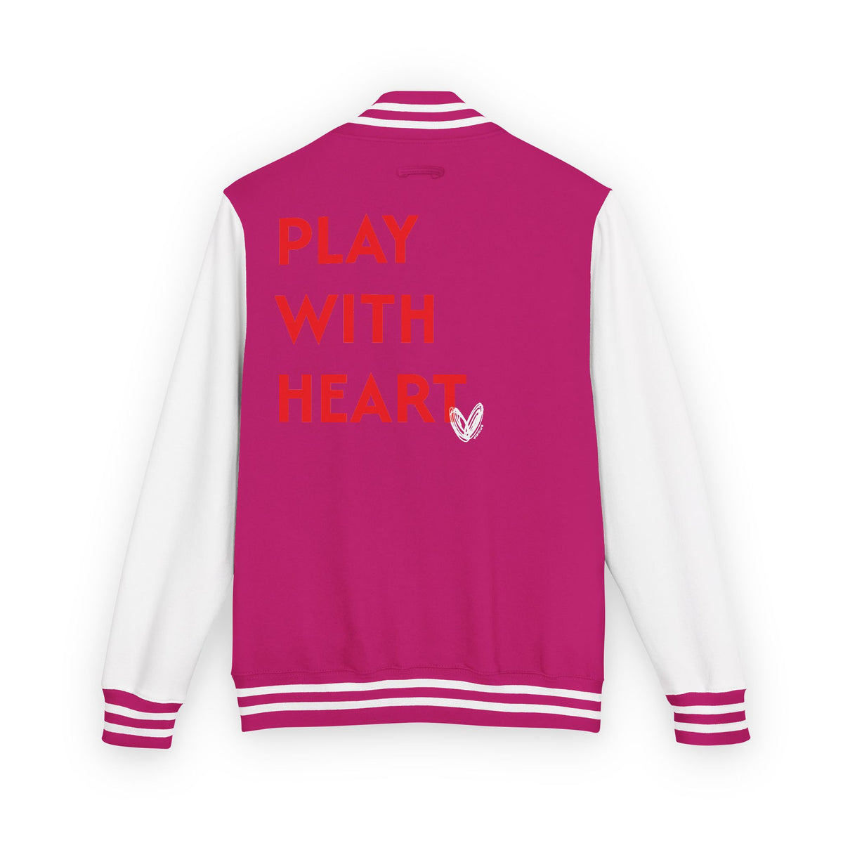 Play With  Heart Letterman Jacket
