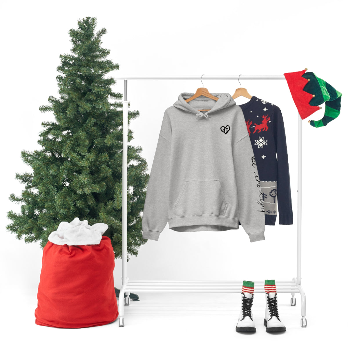 Rereleased: The Heather Collection: Be the Light Unisex Hooded Sweatshirt
