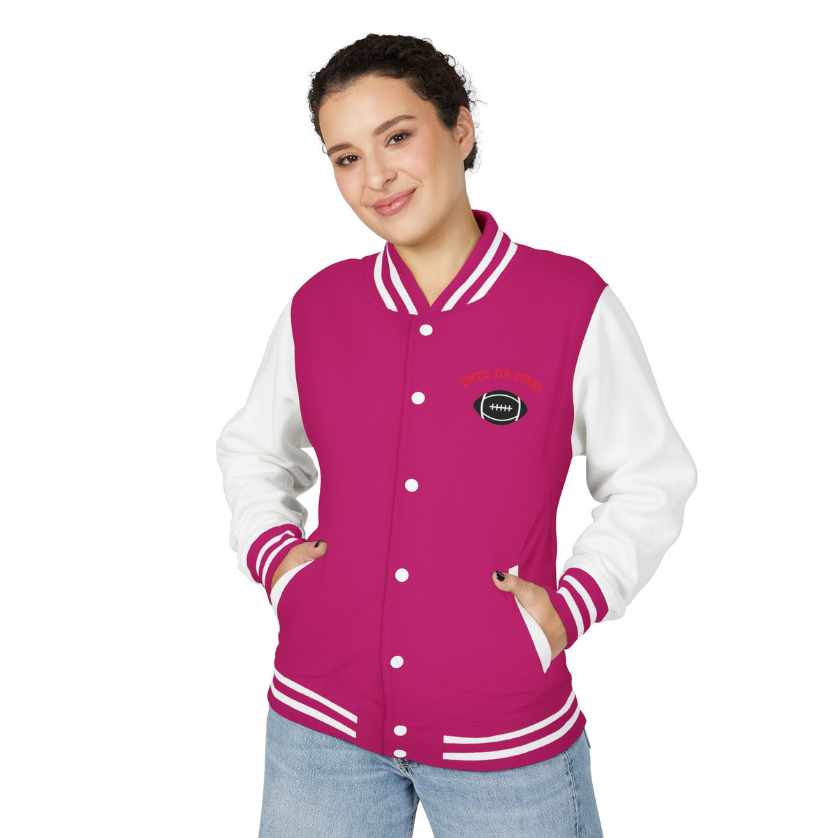 Play With  Heart Letterman Jacket