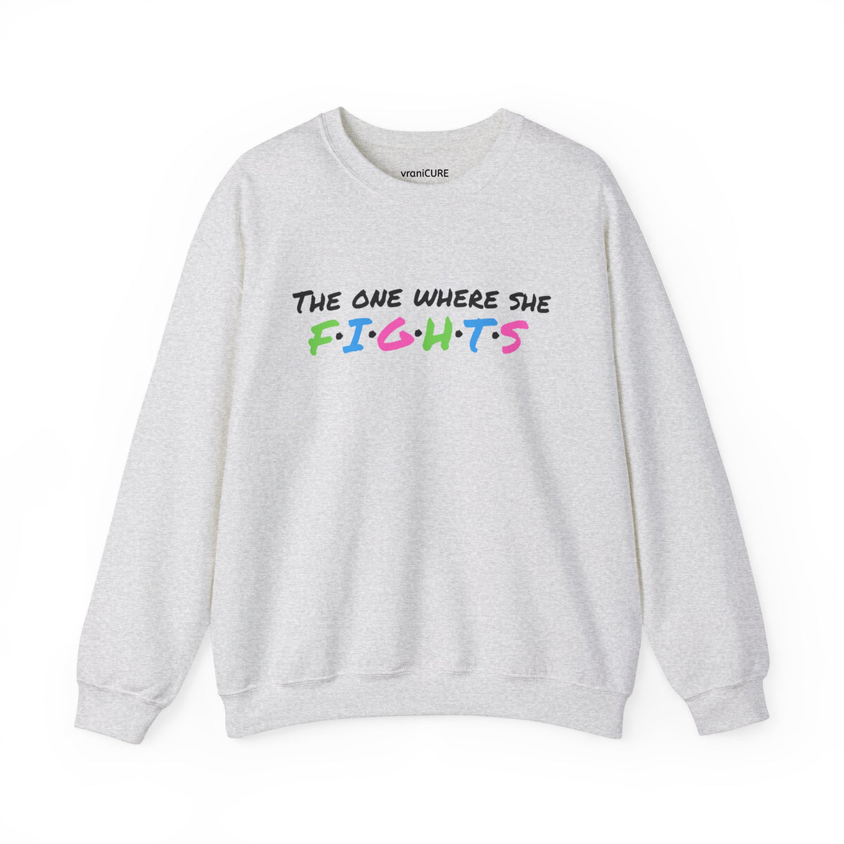 Amy Porter line- The One Where She Fights Unisex Heavy Blend™ Crewneck Sweatshirt