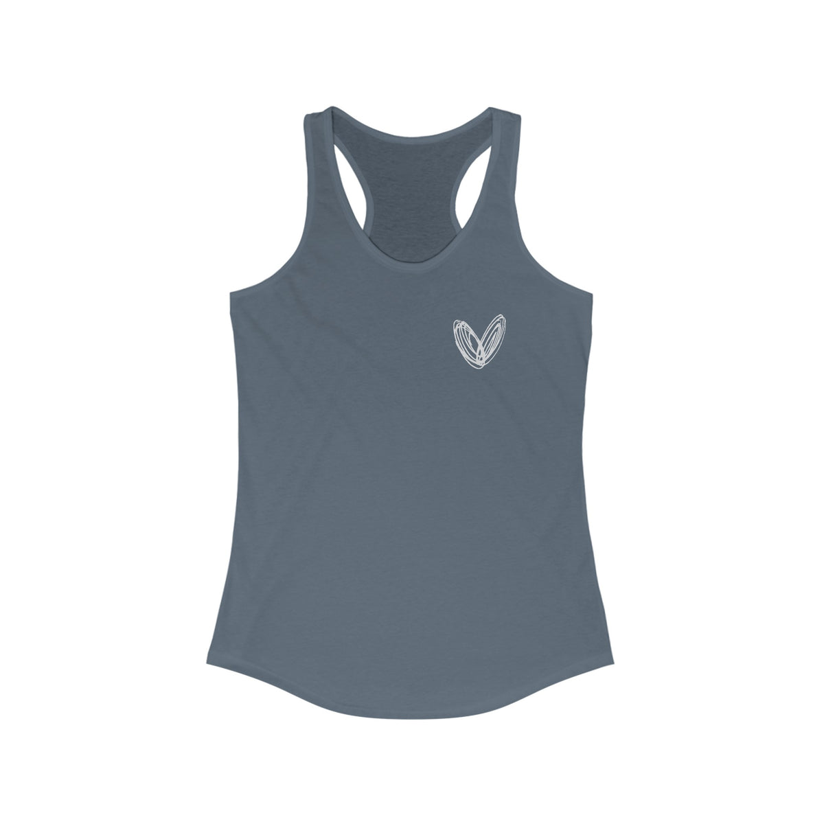 vraniCURE Women&#39;s Ideal Racerback Tank - Black Heart