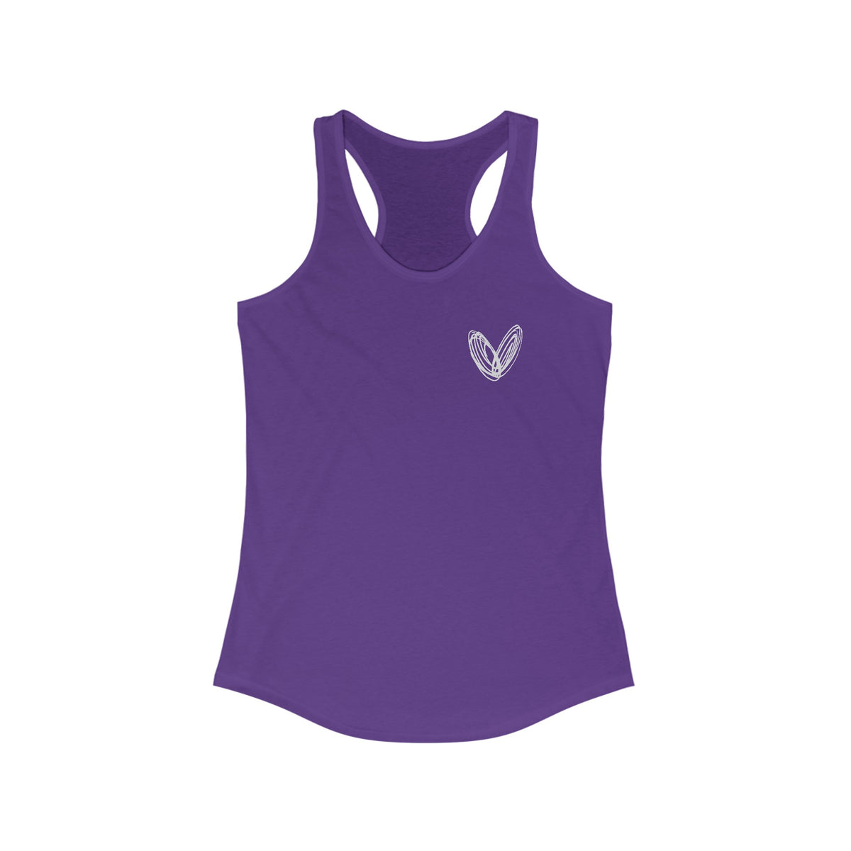 vraniCURE Women&#39;s Ideal Racerback Tank - Black Heart