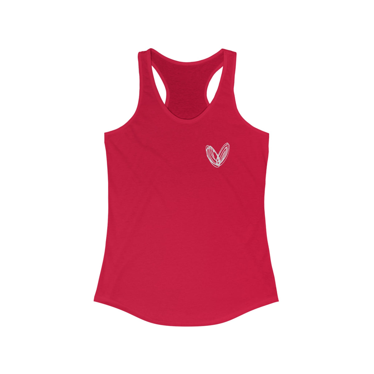 vraniCURE Women&#39;s Ideal Racerback Tank - Black Heart