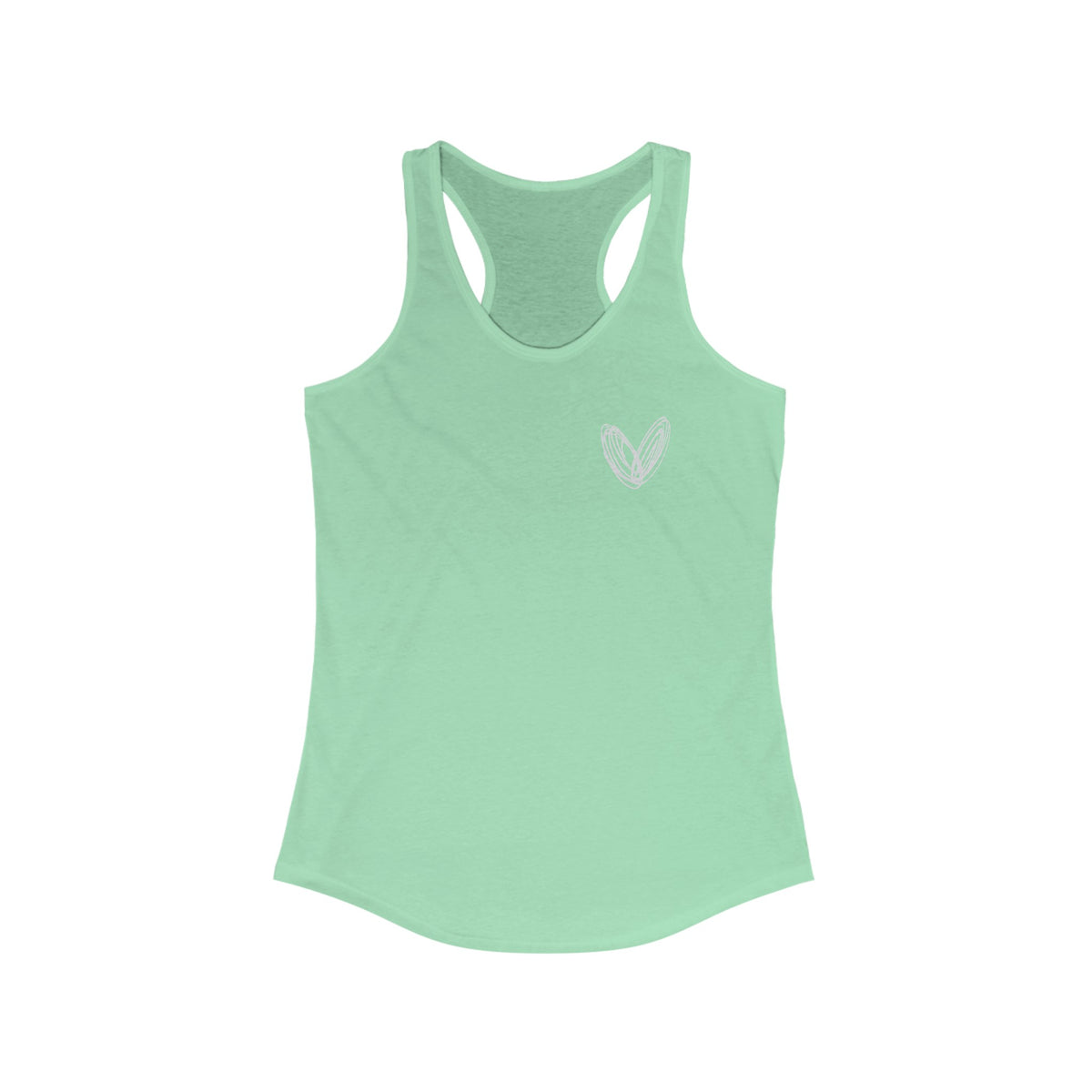 vraniCURE Women&#39;s Ideal Racerback Tank - Black Heart