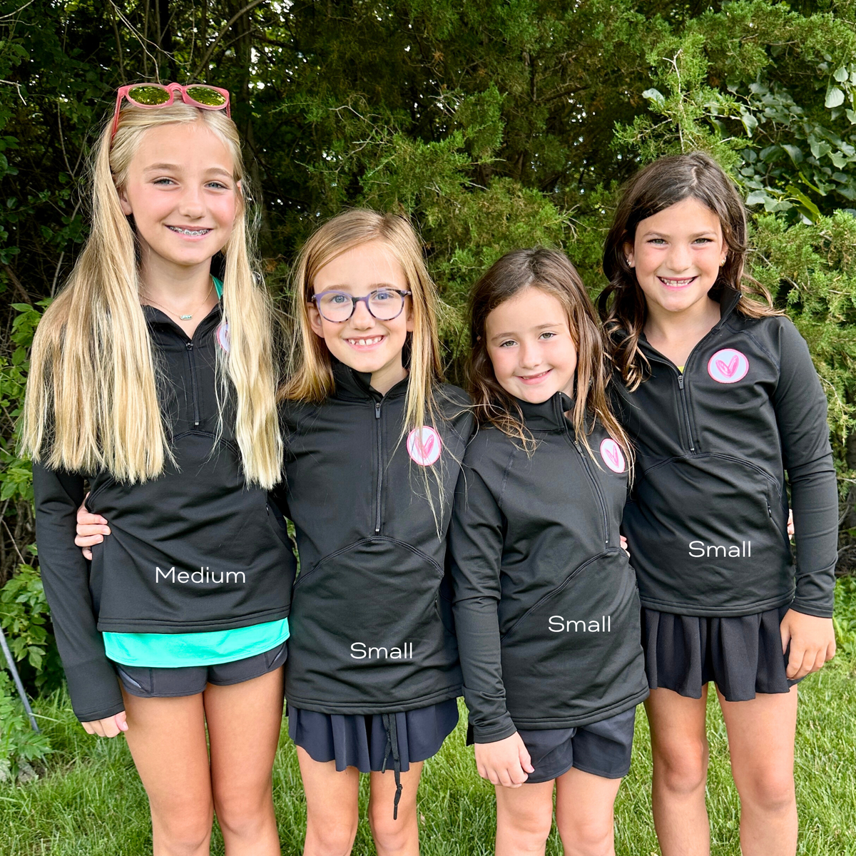 Girls Active 1/2 Zip Jacket