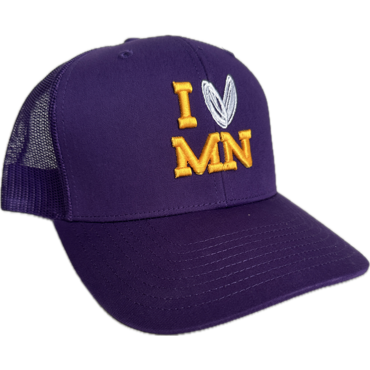 I Love MN Hat - Purple