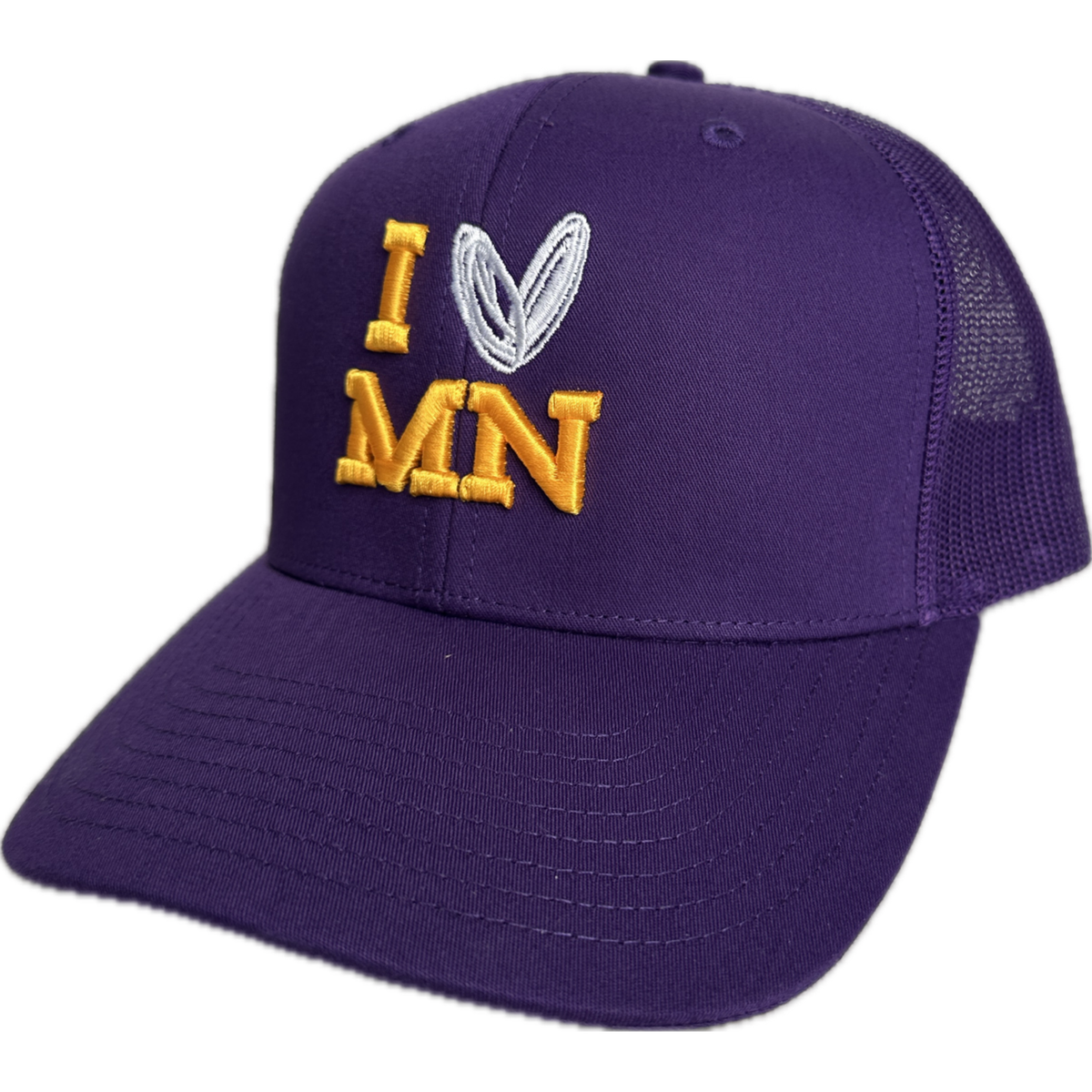 I Love MN Hat - Purple