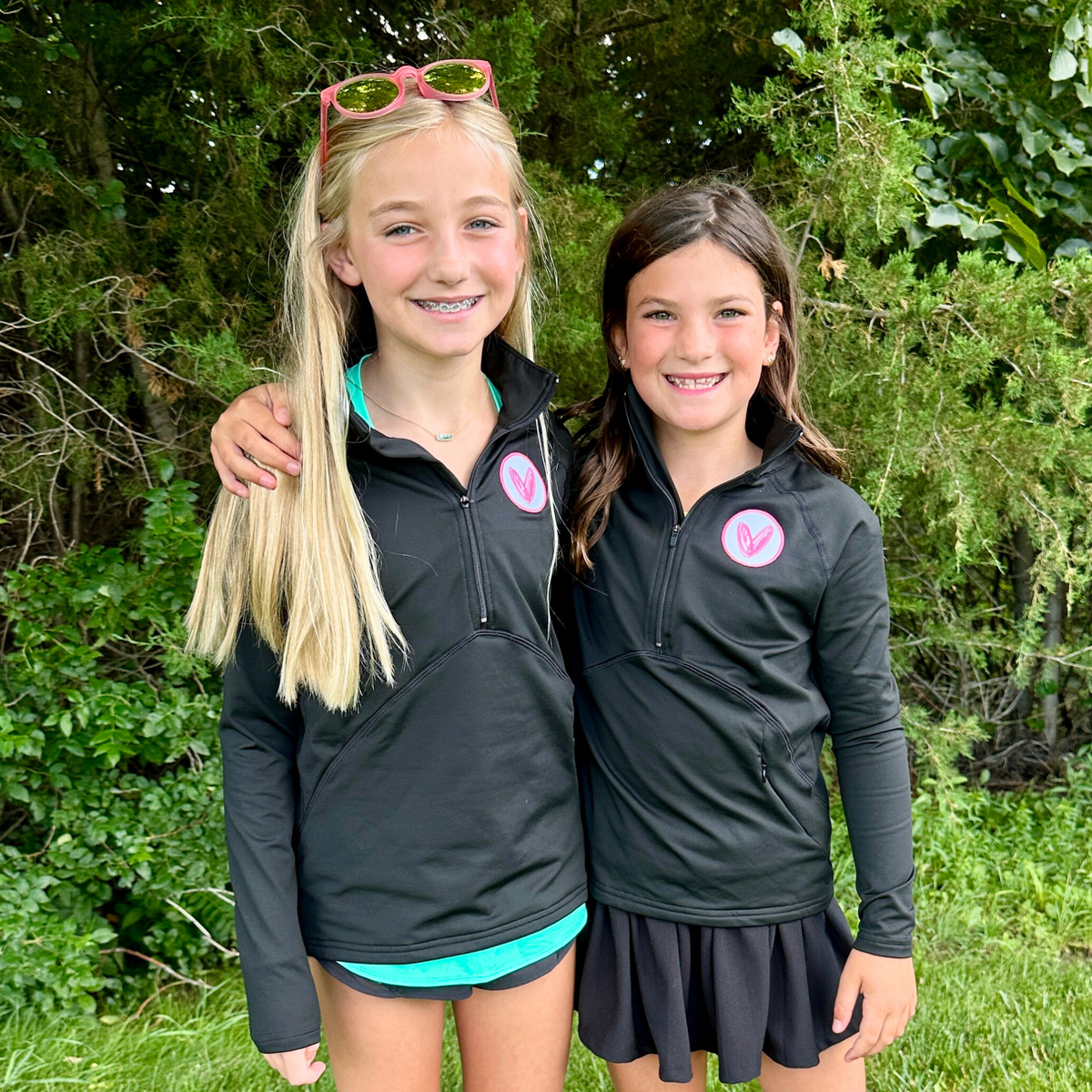 Girls Active 1/2 Zip Jacket