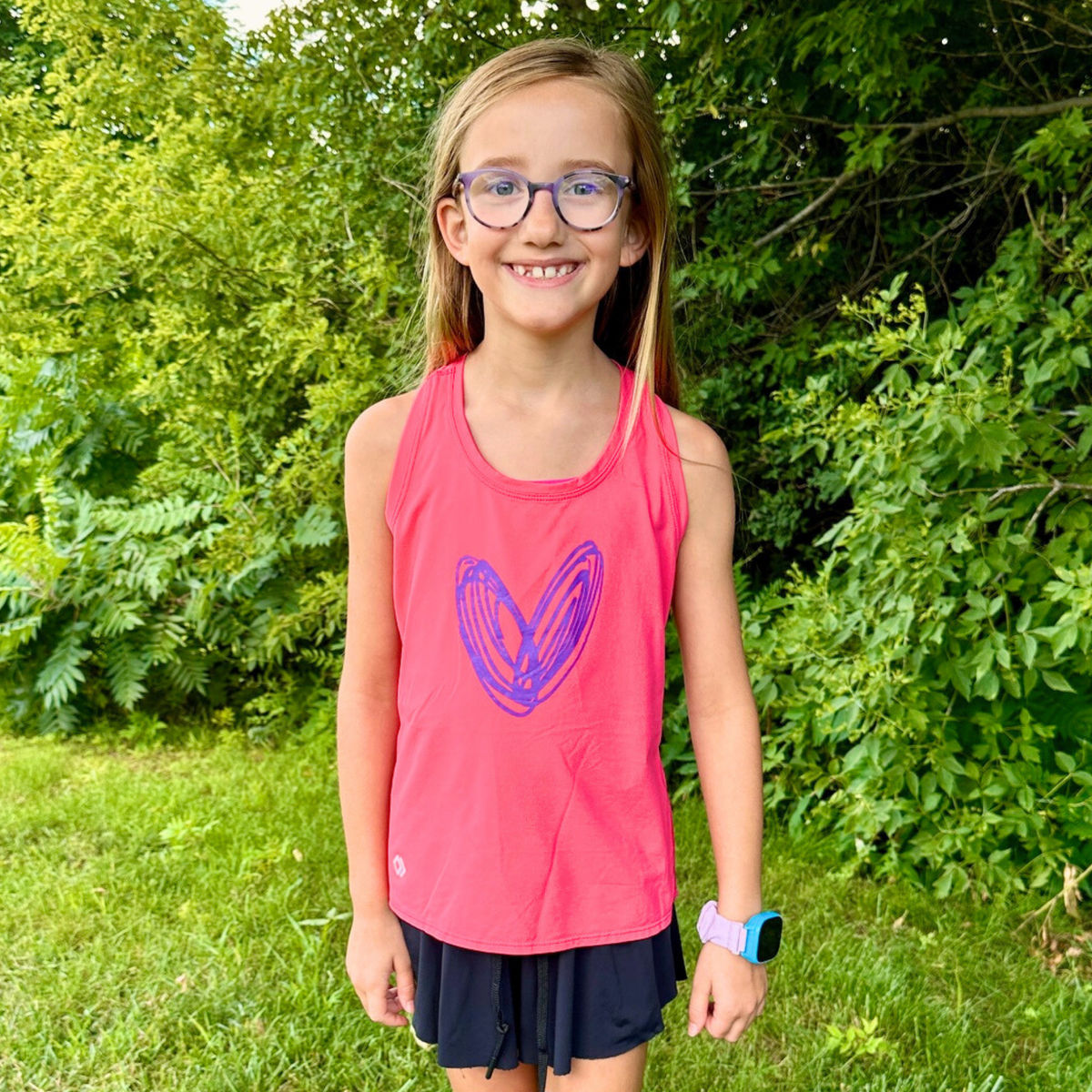 Girls Active Tank Top - Pink