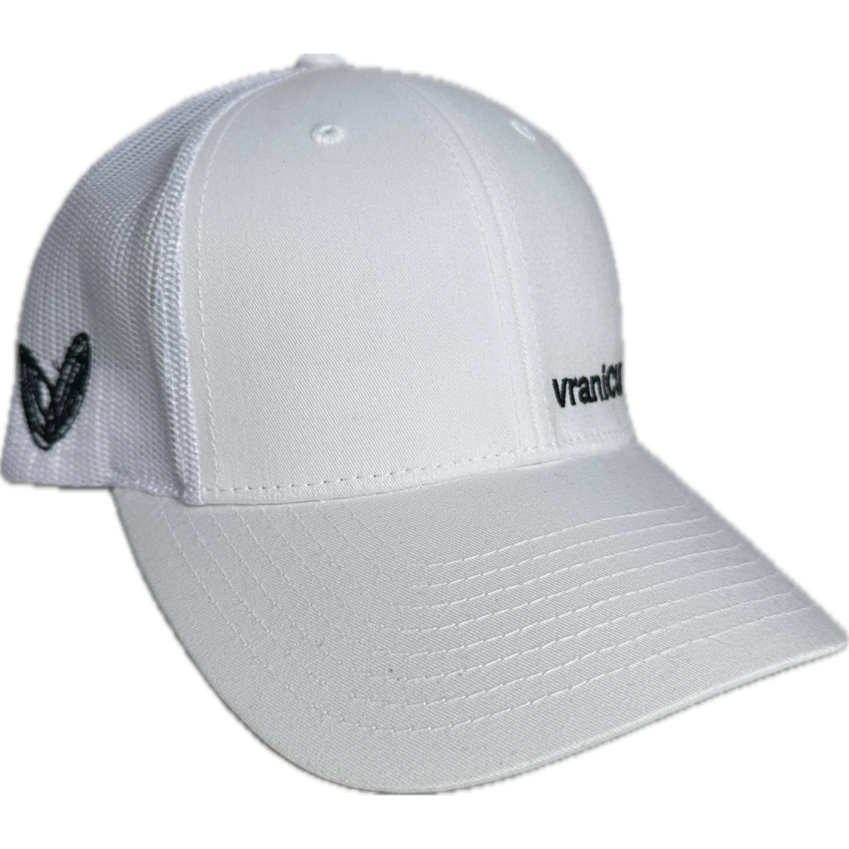 vraniCURE Hat - Text (White)