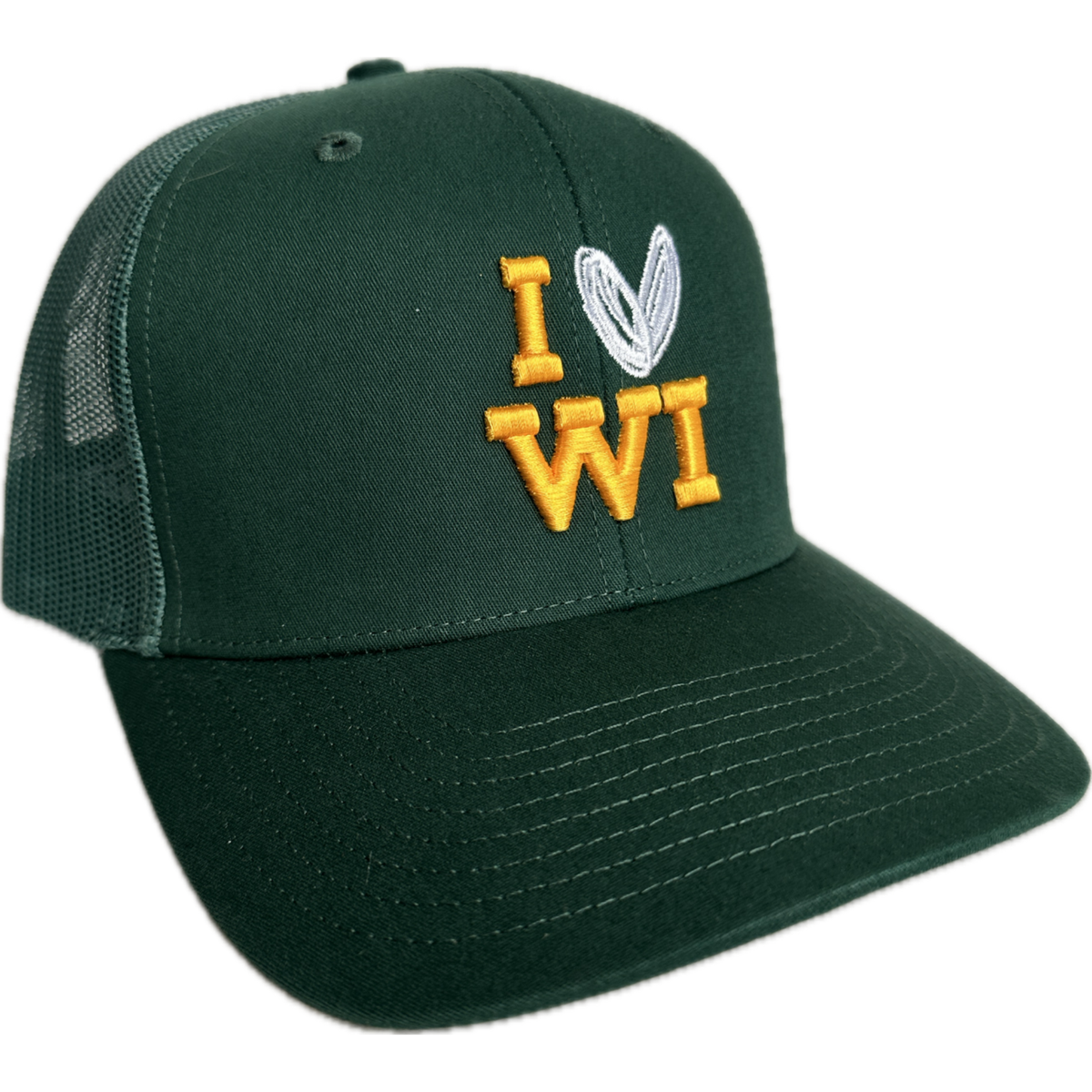 I Love WI Hat - Green