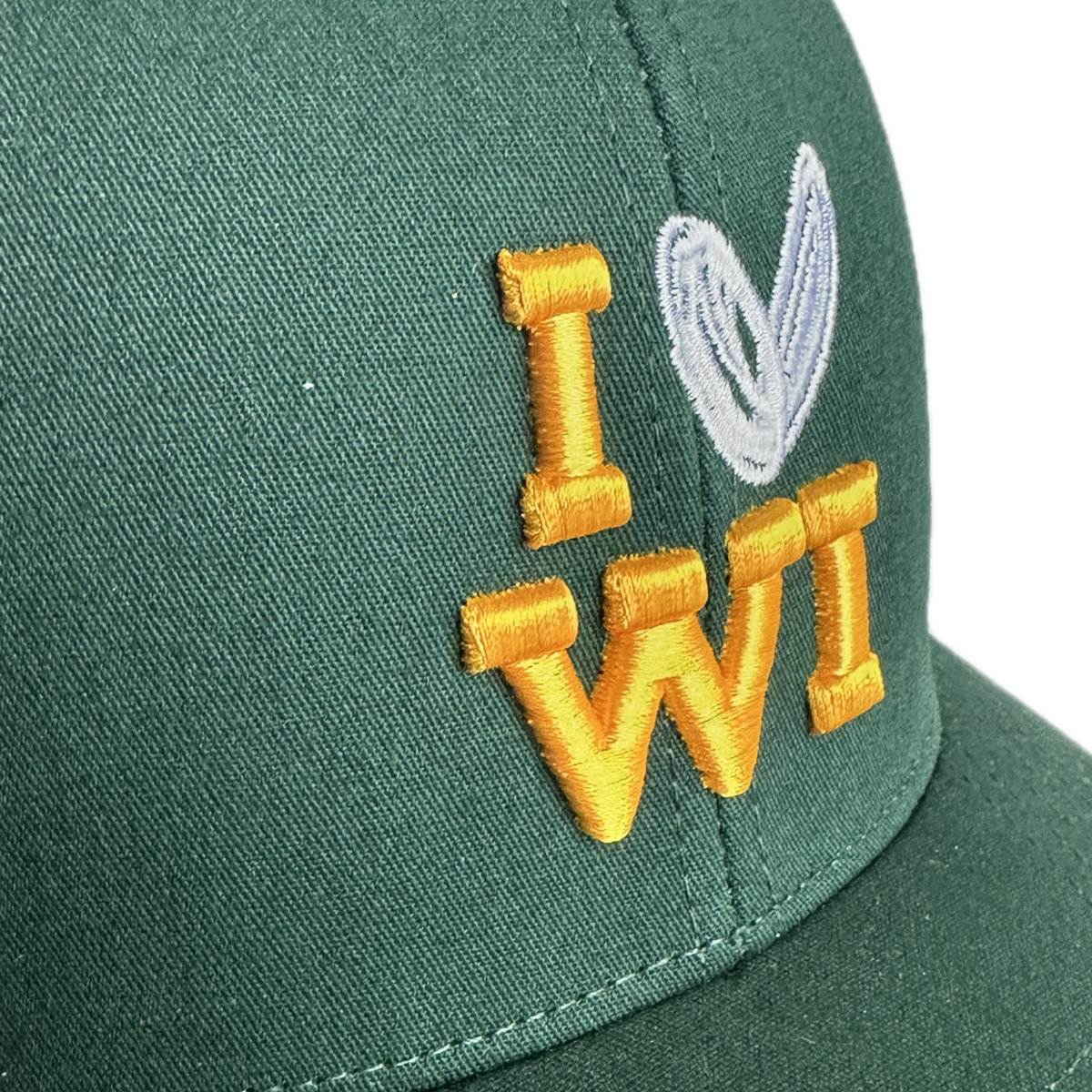 I Love WI Hat - Green