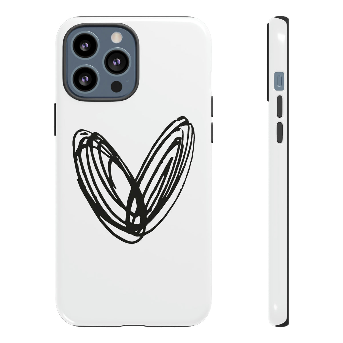 vraniCURE Tough iPhone Case - Single Heart
