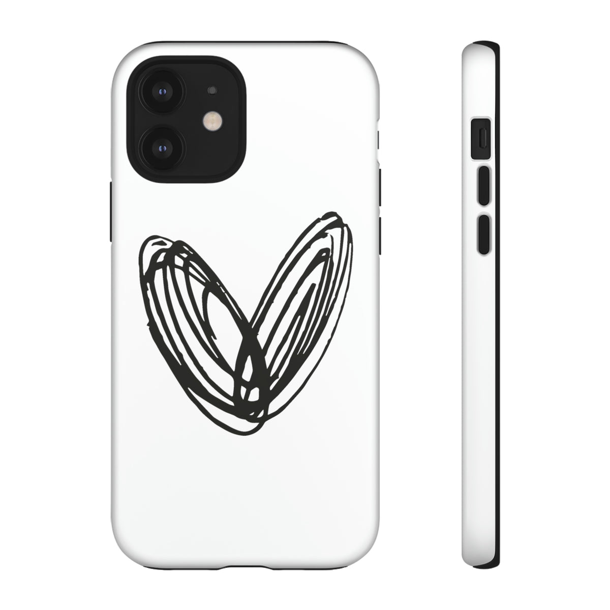 vraniCURE Tough iPhone Case - Single Heart