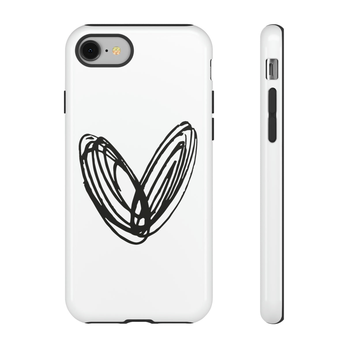 vraniCURE Tough iPhone Case - Single Heart