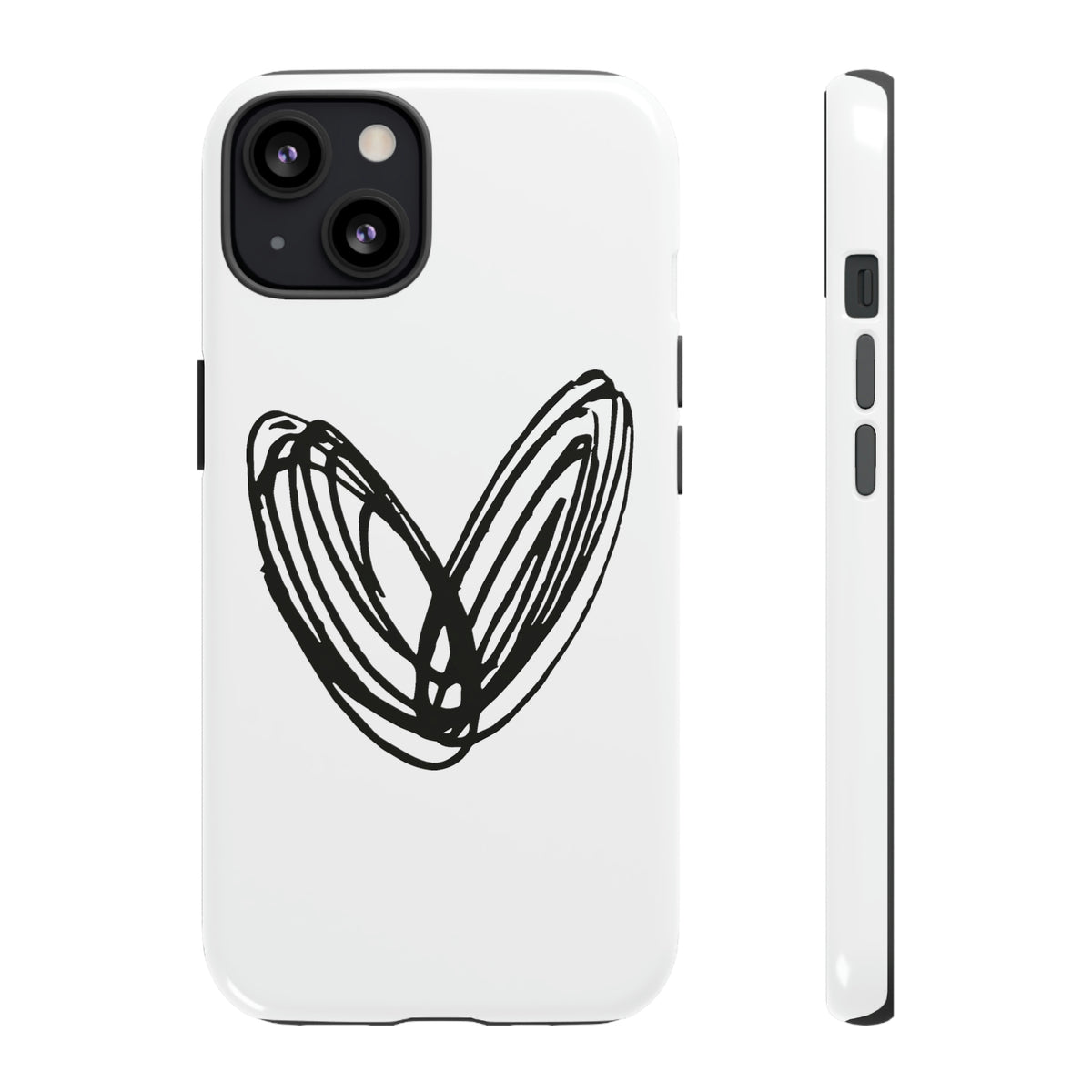 vraniCURE Tough iPhone Case - Single Heart